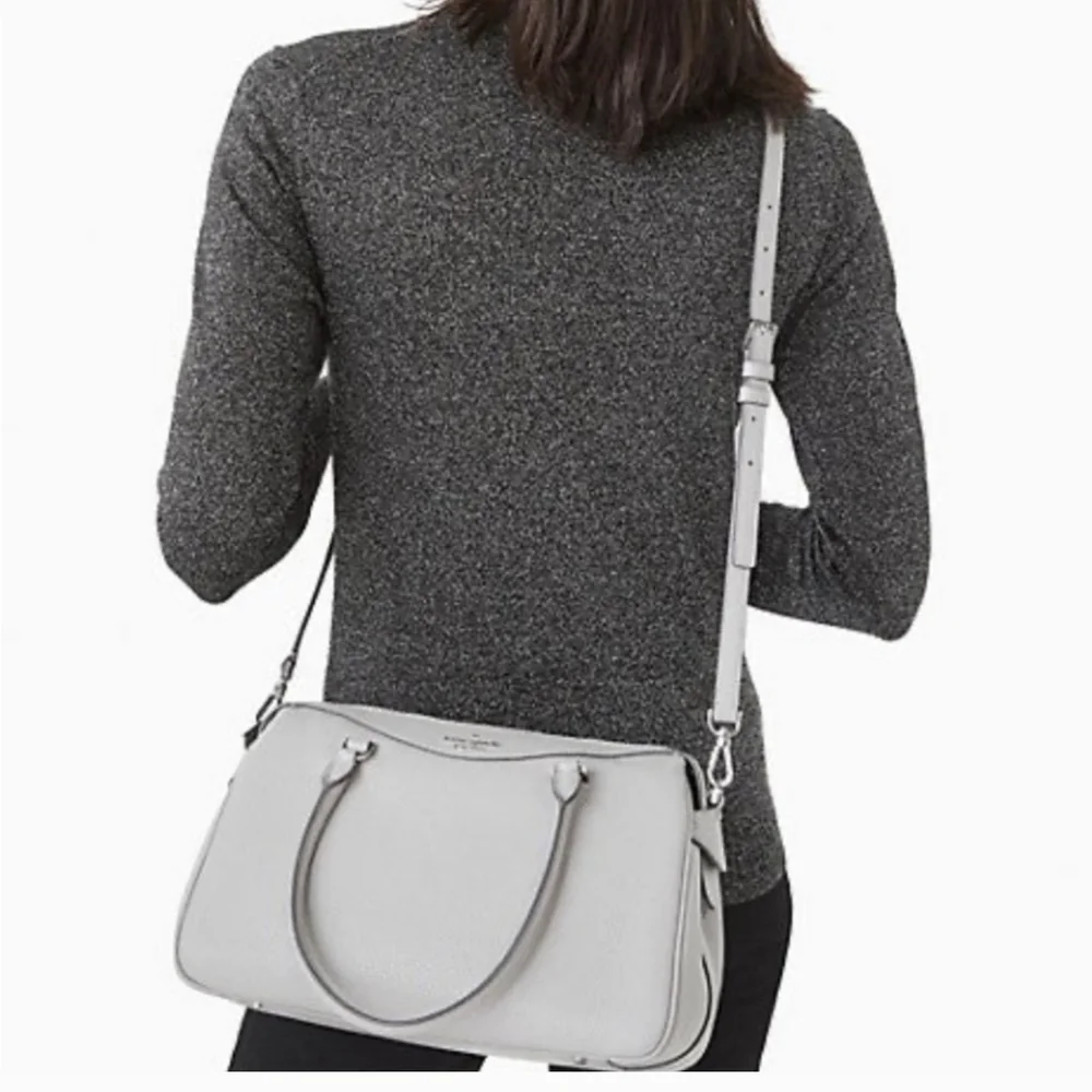 NWT Kate Spade Mimi Satchel Grey , silver